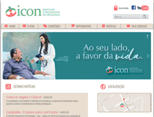 Tablet Screenshot of clinicaicon.com.br
